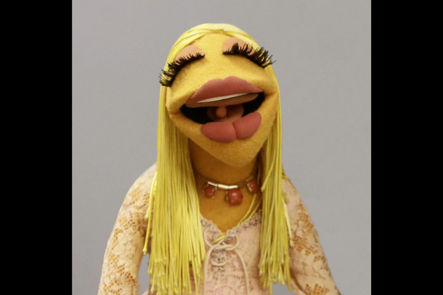 muppet with long